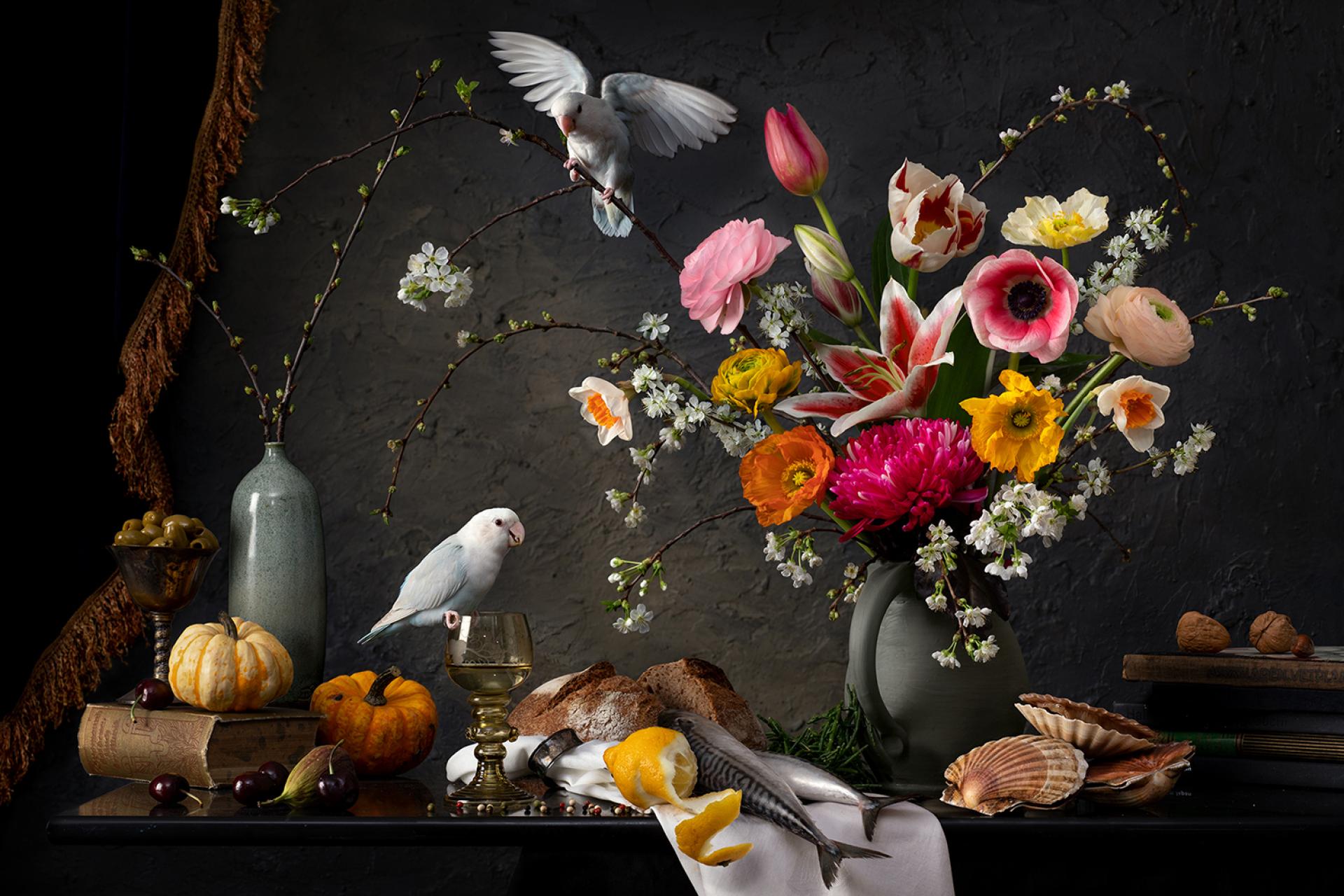 European Photography Awards Winner - Mackerel and spring flowers