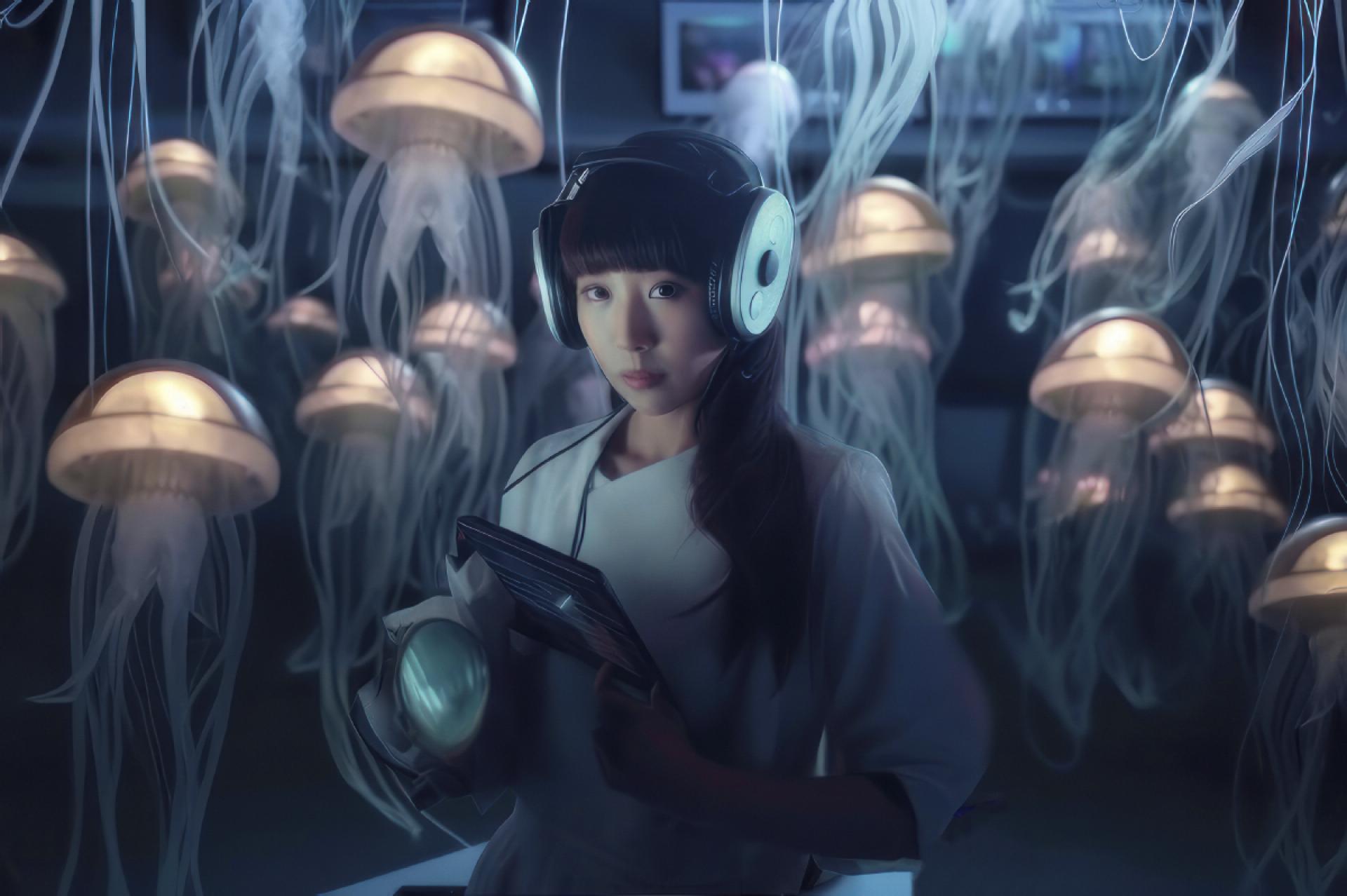 European Photography Awards Winner - Hikari, the metaverse and jellyfish