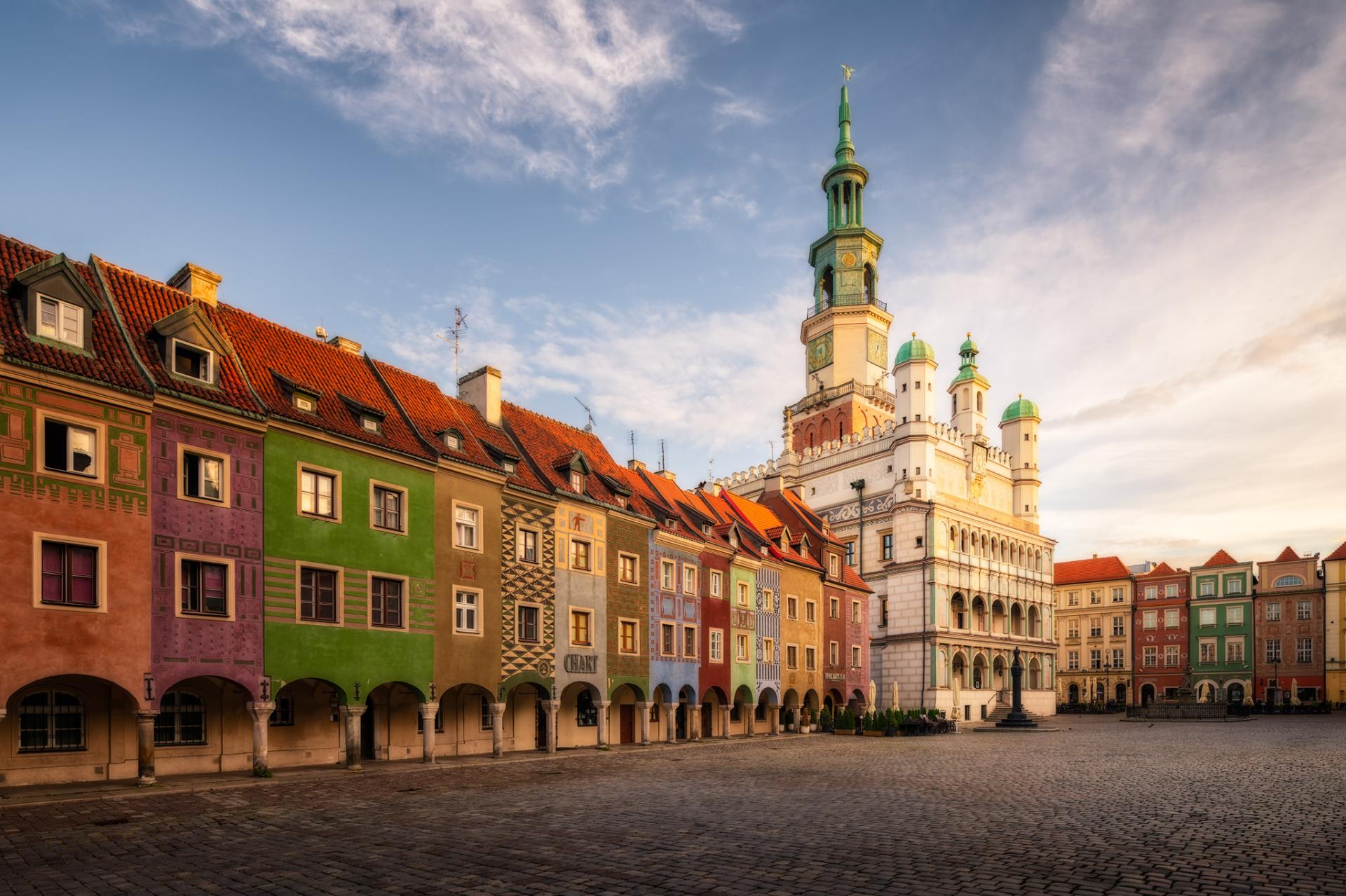 European Photography Awards Winner - A New Day in the Cradle of Poland: Poznan's Market Square