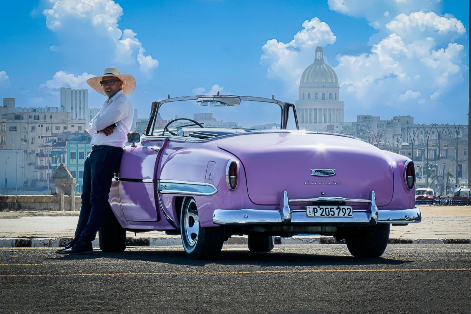 European Photography Awards Winner - Havana Driver and Car