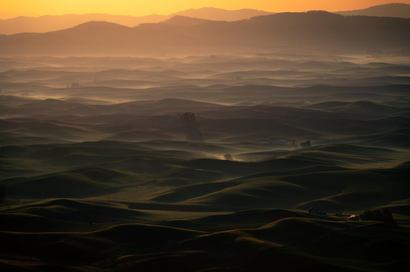 European Photography Awards Winner - Standing Waves - A Palouse Sunrise