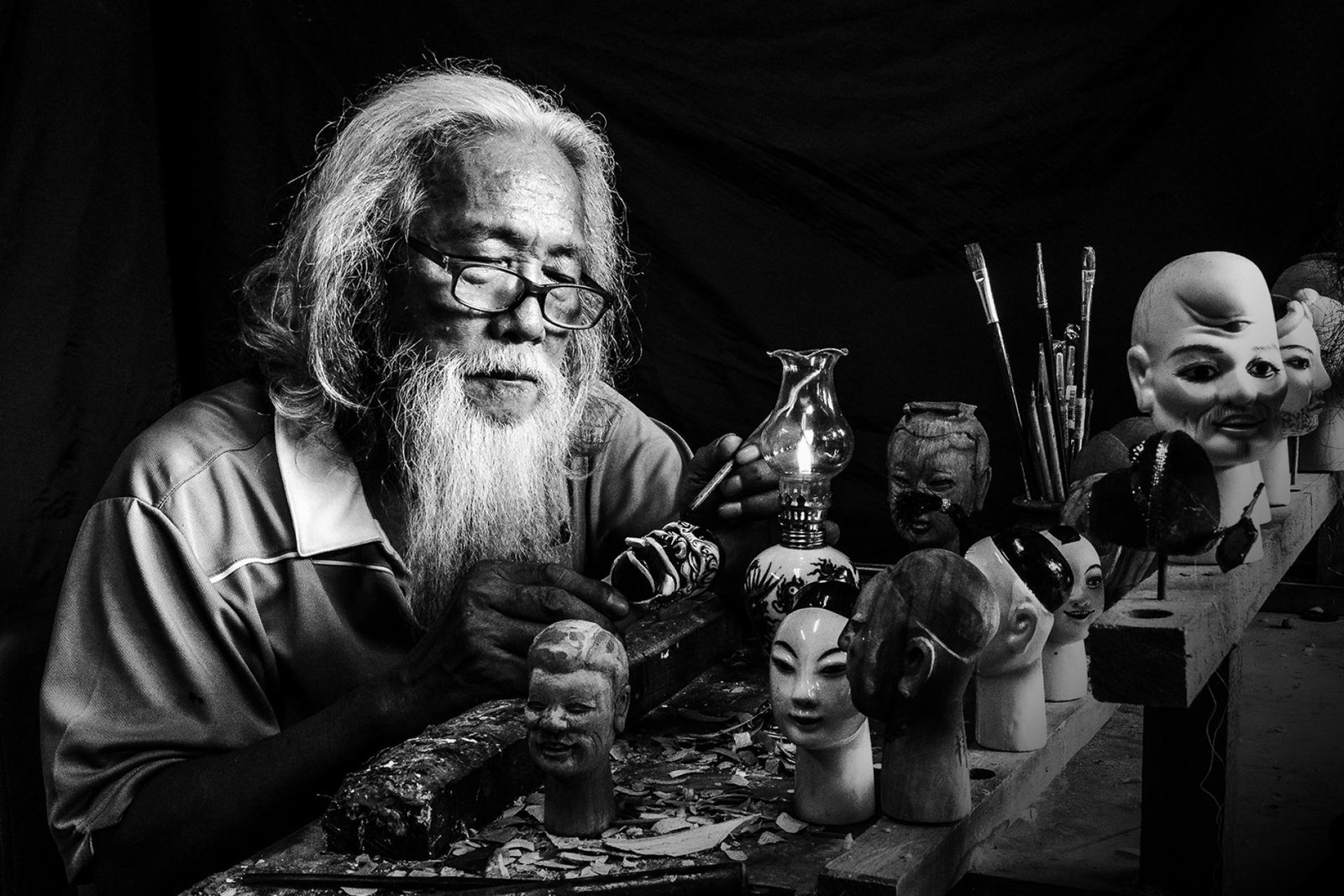 European Photography Awards Winner - Carving Puppet Master 02